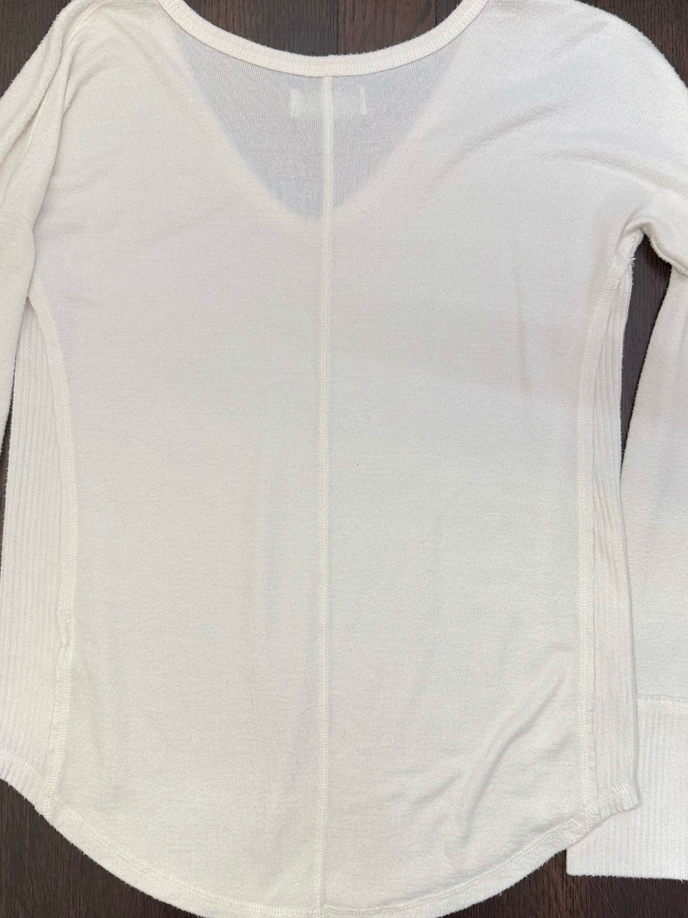 Abercrombie & Fitch Cream Soft A&F Cozy Knit Top size small - Picture 6 of 7